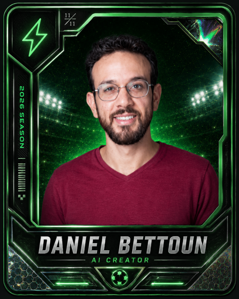 Daniel Bettoun — AdArena AI Creator trading card